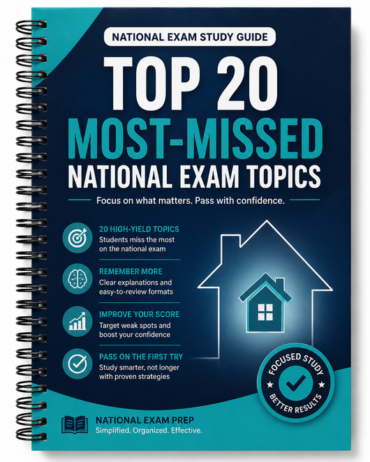 Top 20 Most Missed National Exam Topics