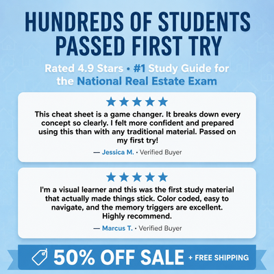 STARK™ Real Estate Exam Cheat Sheet