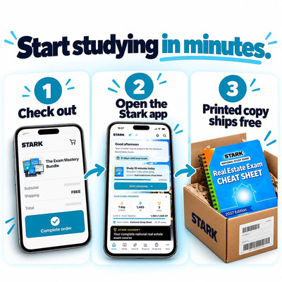 How you get it: check out, open the Stark app, printed copy ships free